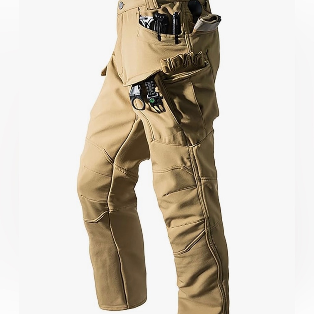 Fleece lined tactical pants waterproof